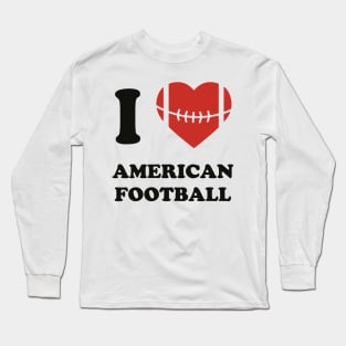 I Heart American Football Long Sleeve T-Shirt